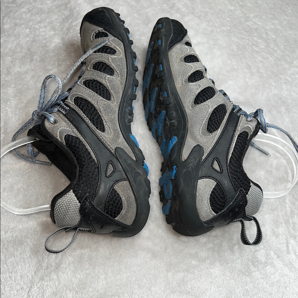 MERRELL 7 Unisex Suede Trail Running Pathfinder Hiking Comfy Shoes - Picture 3 of 11
